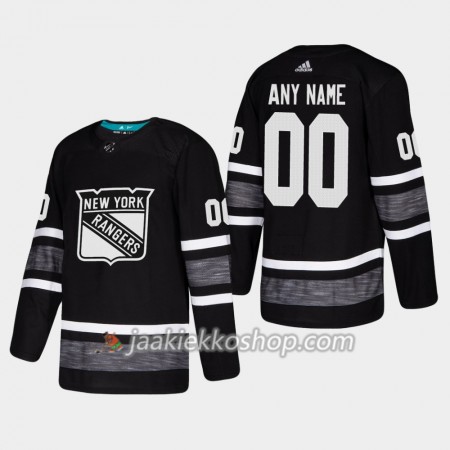 Miehille NHL New York Rangers Pelipaita Custom Musta 2019 All-Star Adidas Authentic
